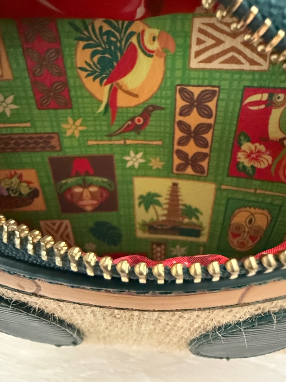 Disney Loungefly 50th Anniversary Enchanted Tiki Room Mini Backpack - Picture 5 of 11